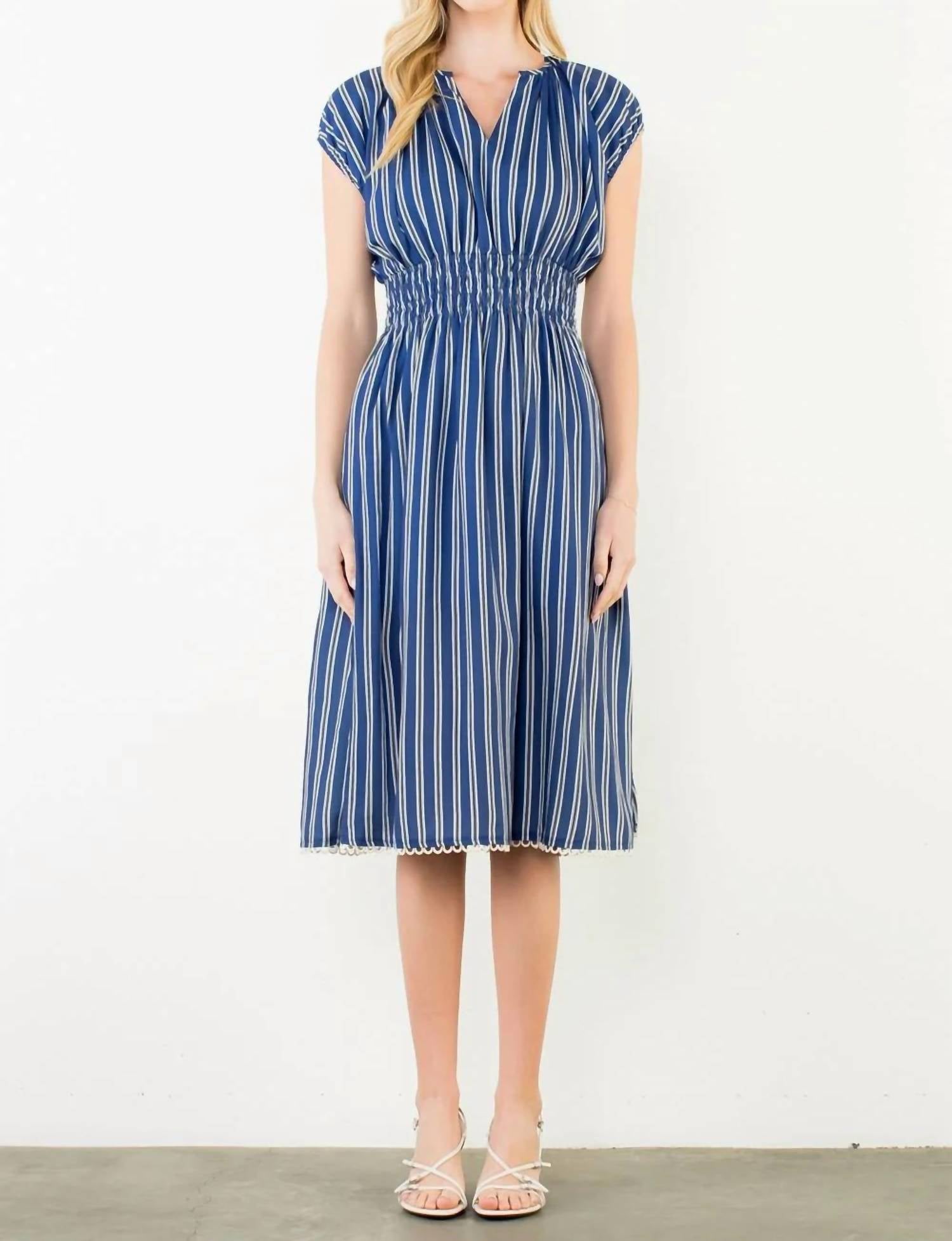 Thml - Emerson Stripe Midi Dress