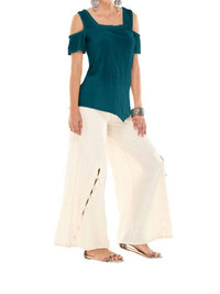 Oh My Gauze! Dana Cotton Top in pine - women's blouse