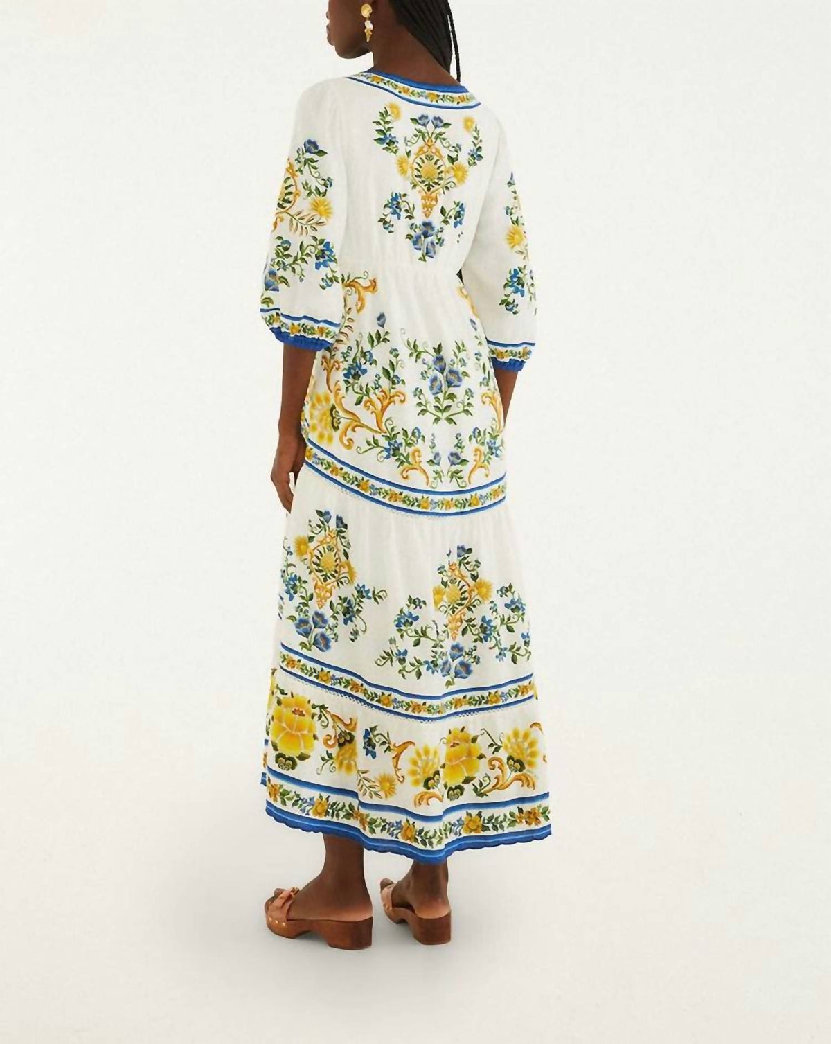 Farm Rio - EMILY FLORAL TAPESTRY MAXI DRESS
