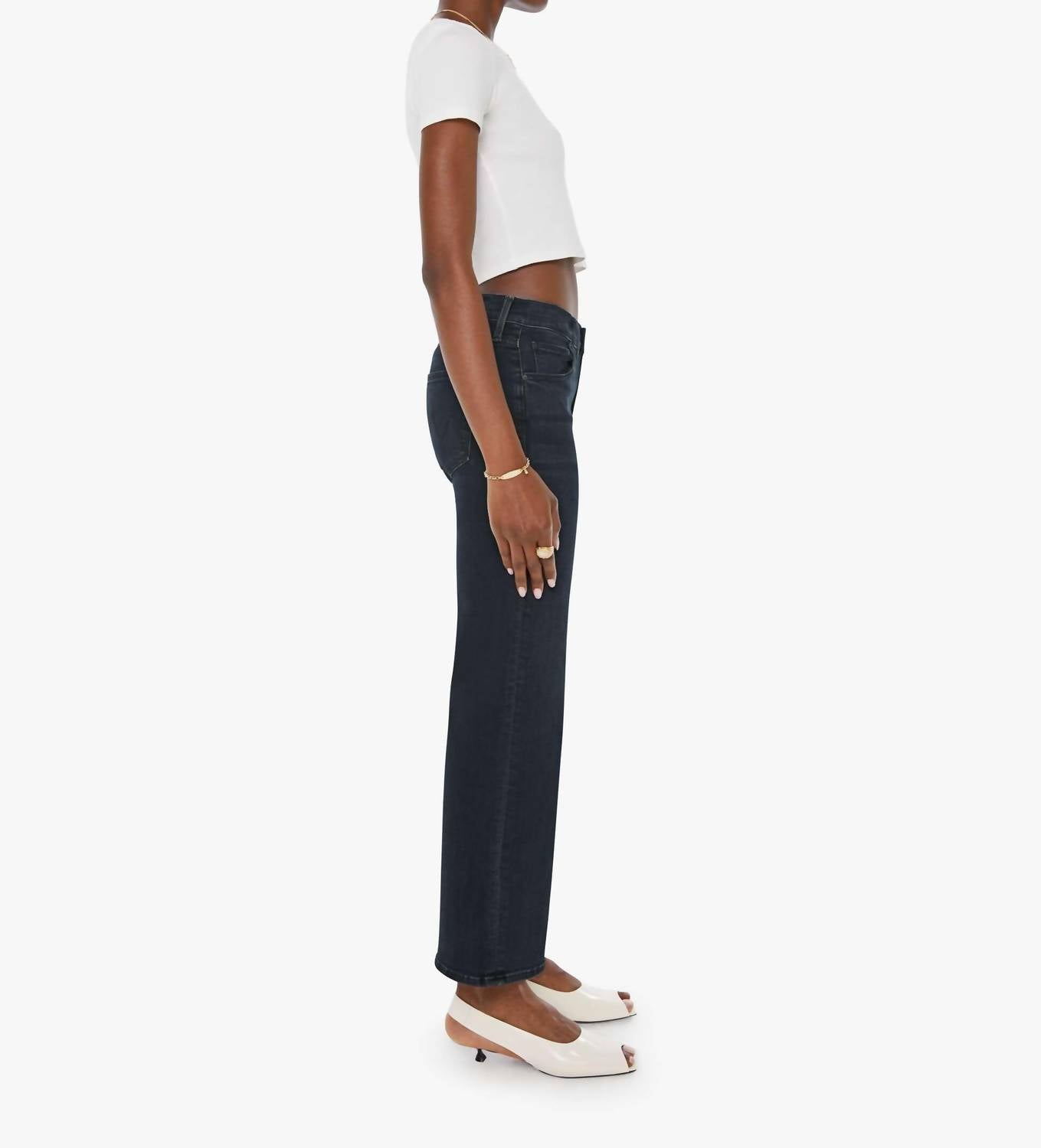 Mother - Mid Rise Zip Rambler Ankle Jeans