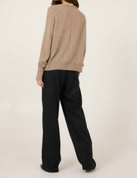 One Grey Day - Sloane Cashmere V Neck Sweater