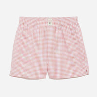 The Sleep Code Unisex Gingham Cotton Boxer - women's intimate