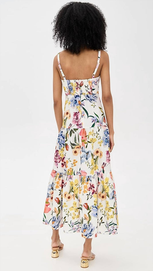 Farm Rio - Greek Garden Sleeveless Maxi Dress