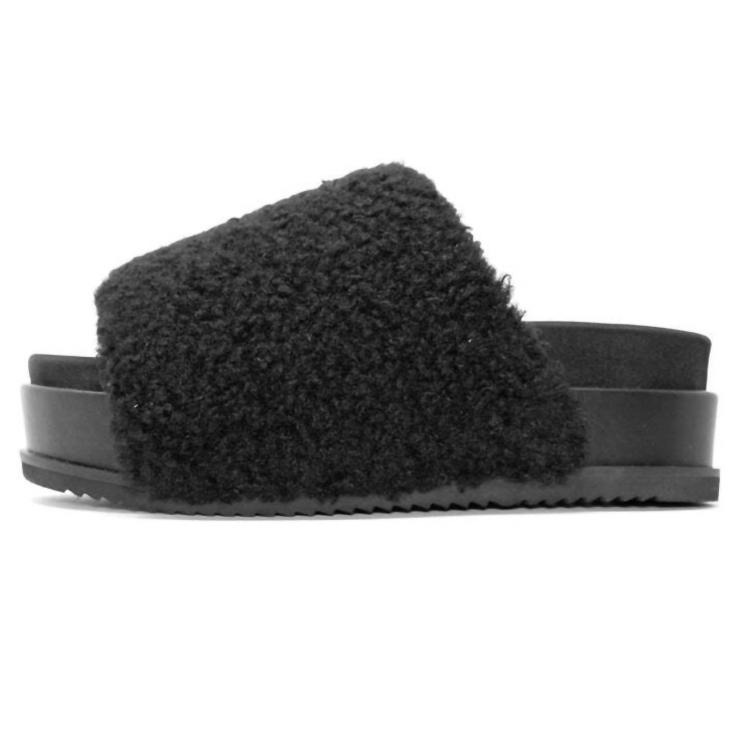 Roam - Women's Fuzzy Pailette Slider