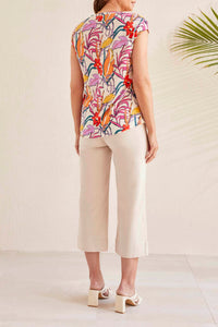 Tribal - Trendy V-neck Top