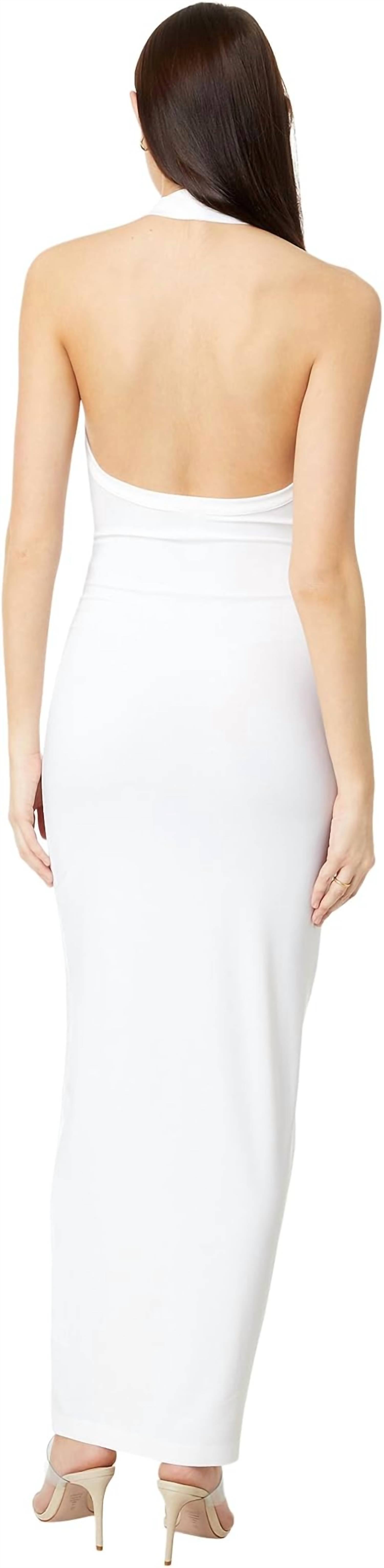 Norma Kamali - Tie Front Halter Neck Dress