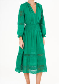 M.A.B.E. - Loretta V-neck Midi Dress