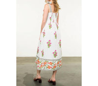 Thml - Tie Strap Floral Midi Dress