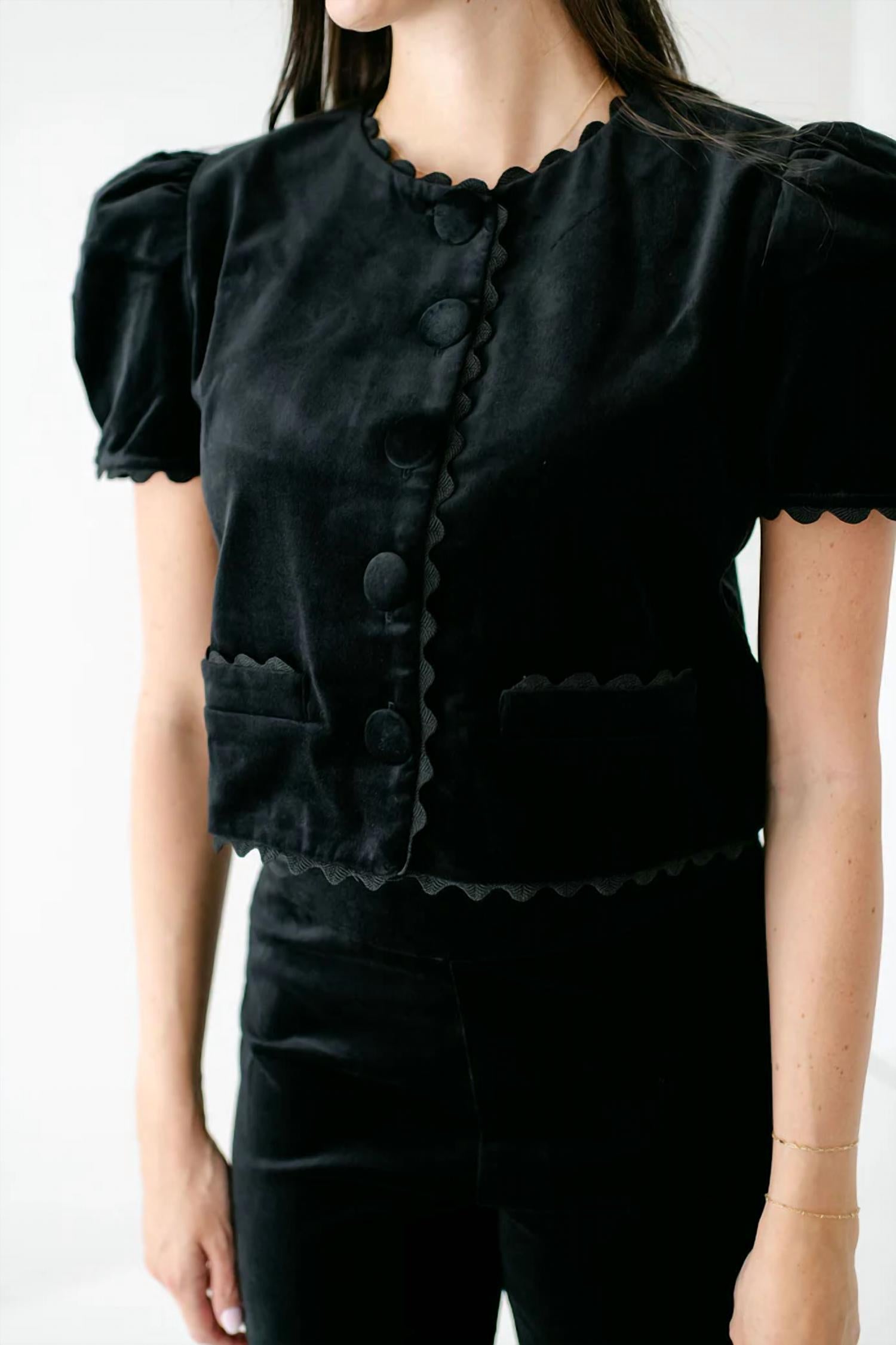 Elizabeth James The Label - Cap Sleeve Coco Jacket