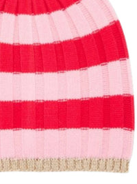 Kate Spade - Women's Stripped Rib Knit Beanie