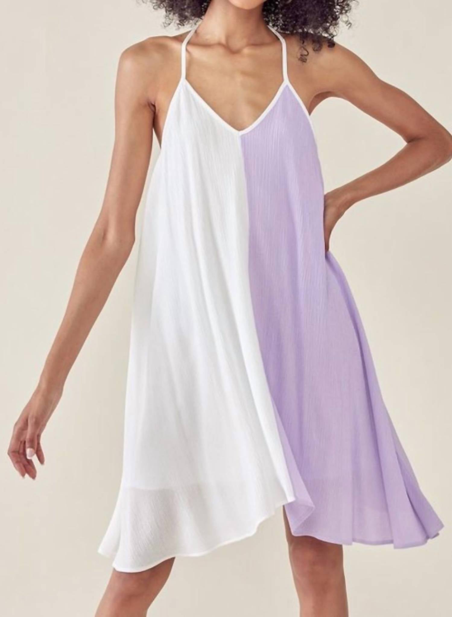 Saints & Hearts - Two Tone Swing Dress