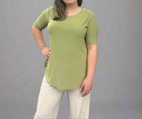 Sympli Go To Classic Short Tee in epsom - women's t-shirt
