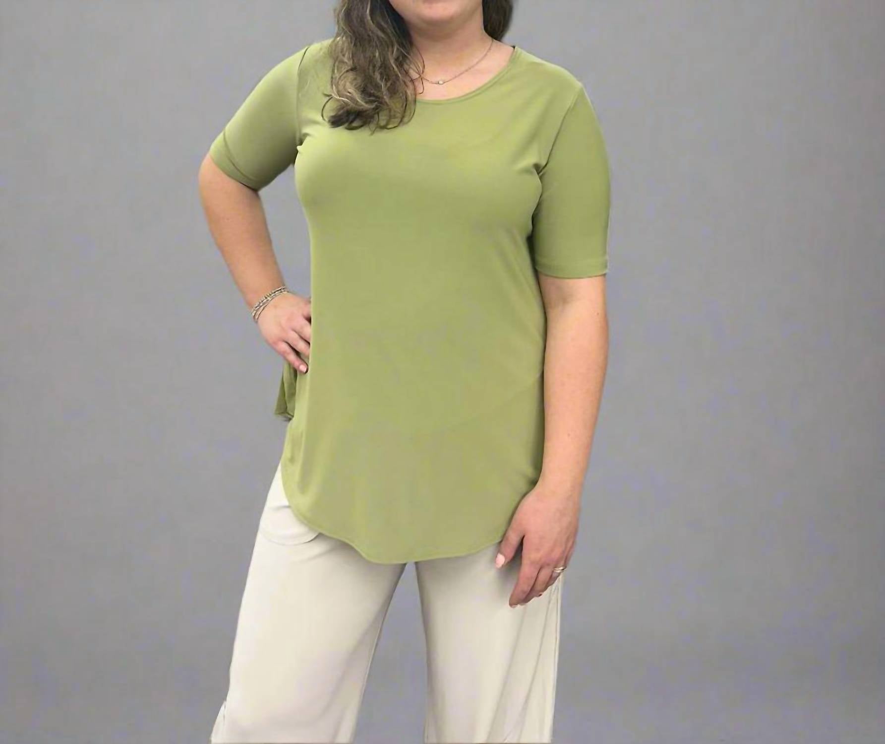 Sympli Go To Classic Short Tee in epsom - women's t-shirt