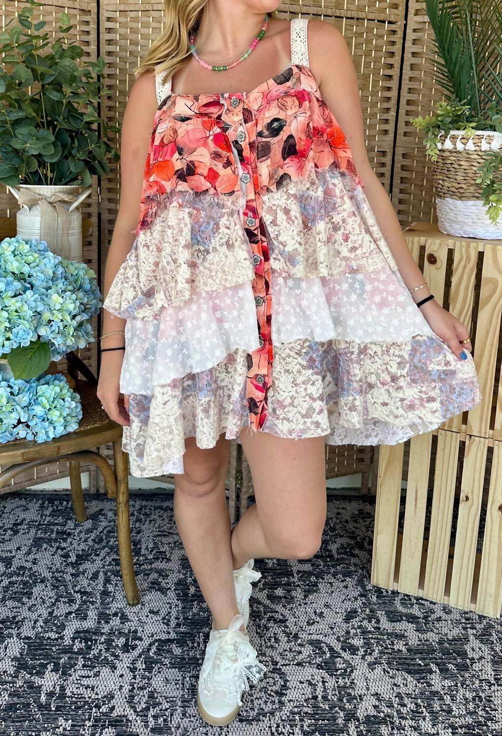 Pol - Lace Layer Dress