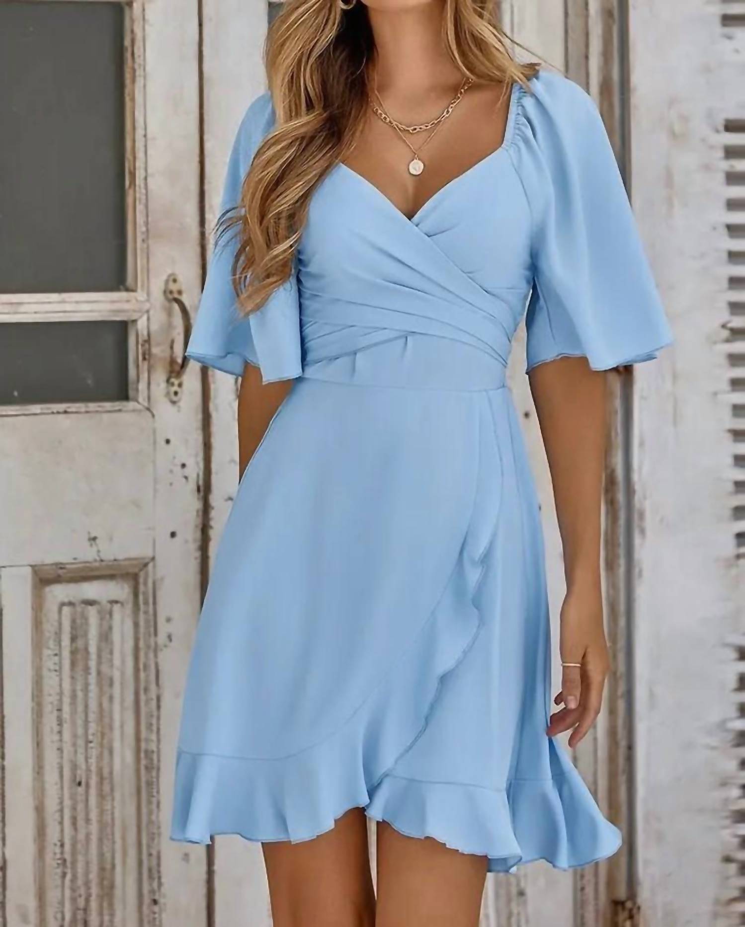 Elings - Regina Ruffle Trim Dress
