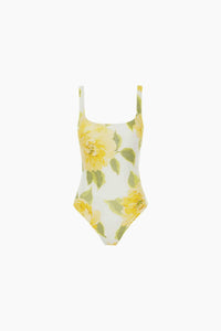 Peony - Square Neck One Piece Swimsuit