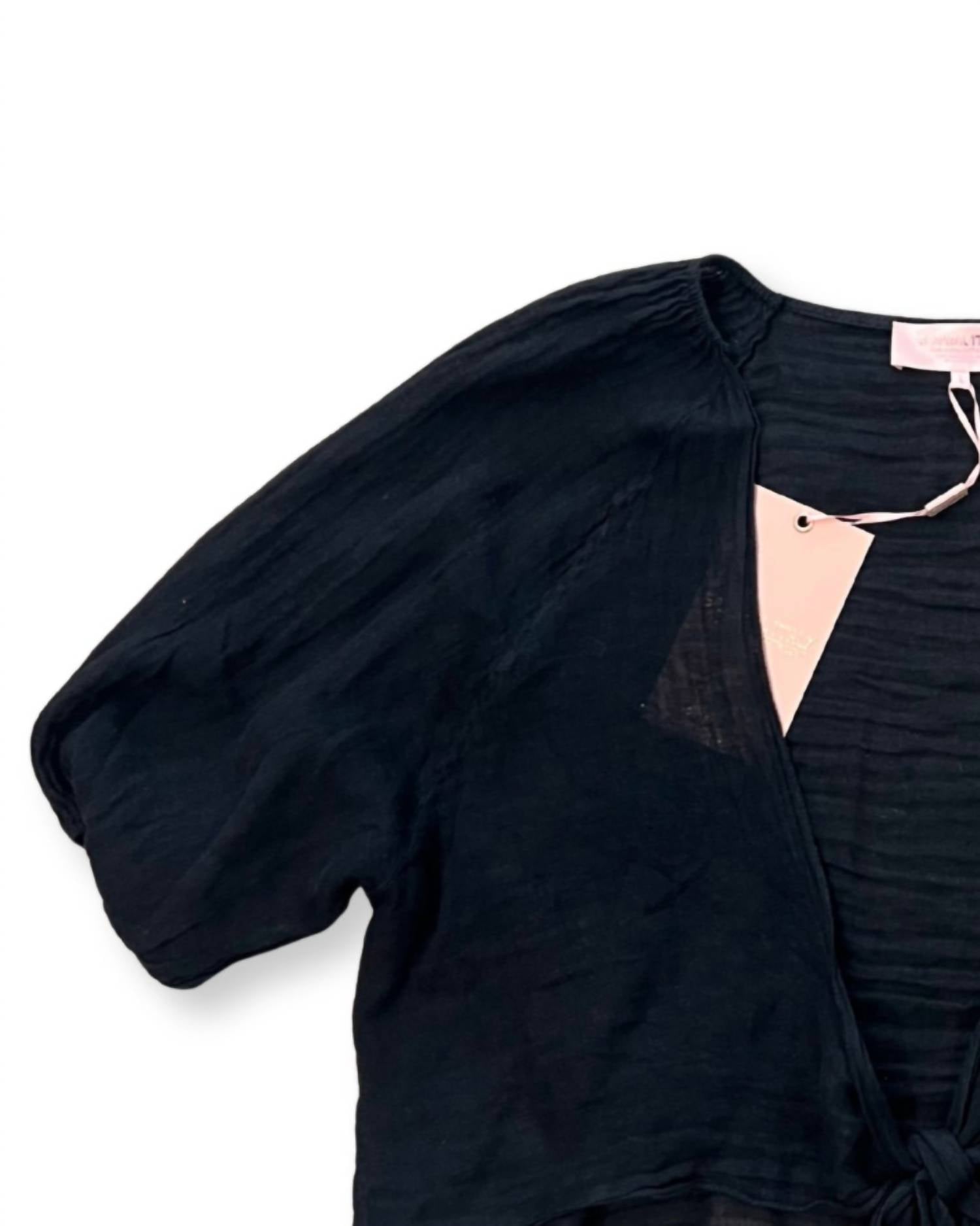 Scandal Italy - Women's Cassis Tie Top