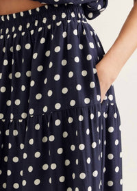 Entro - Polka Dot Midi Skirt