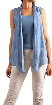 Gigi Moda - Margherita Two-piece Silk Vest