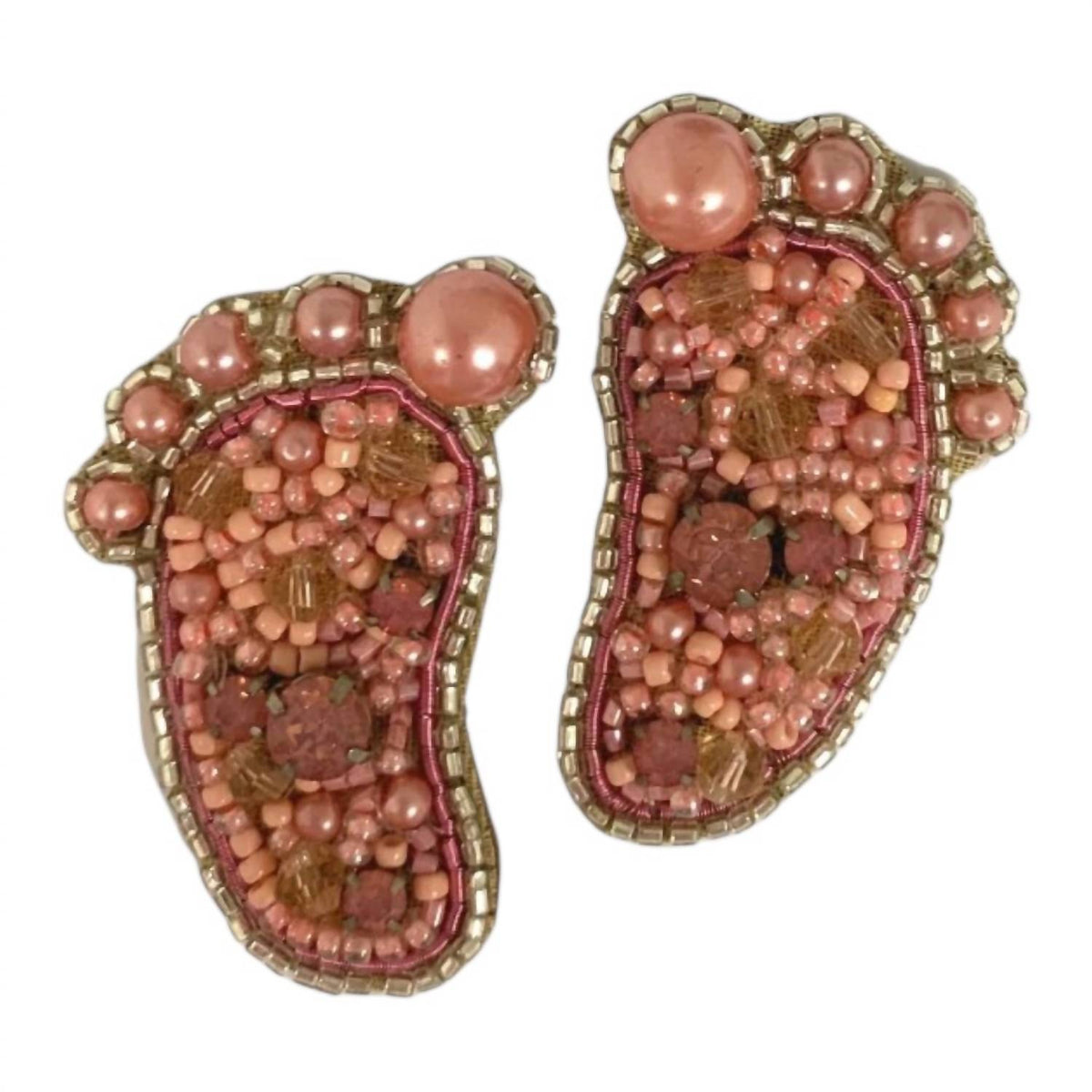 Allie Beads - Women's Footprint Earrings
