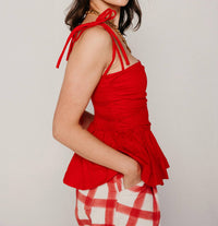 Sixxta - Jacinta Peplum Sleevess Top