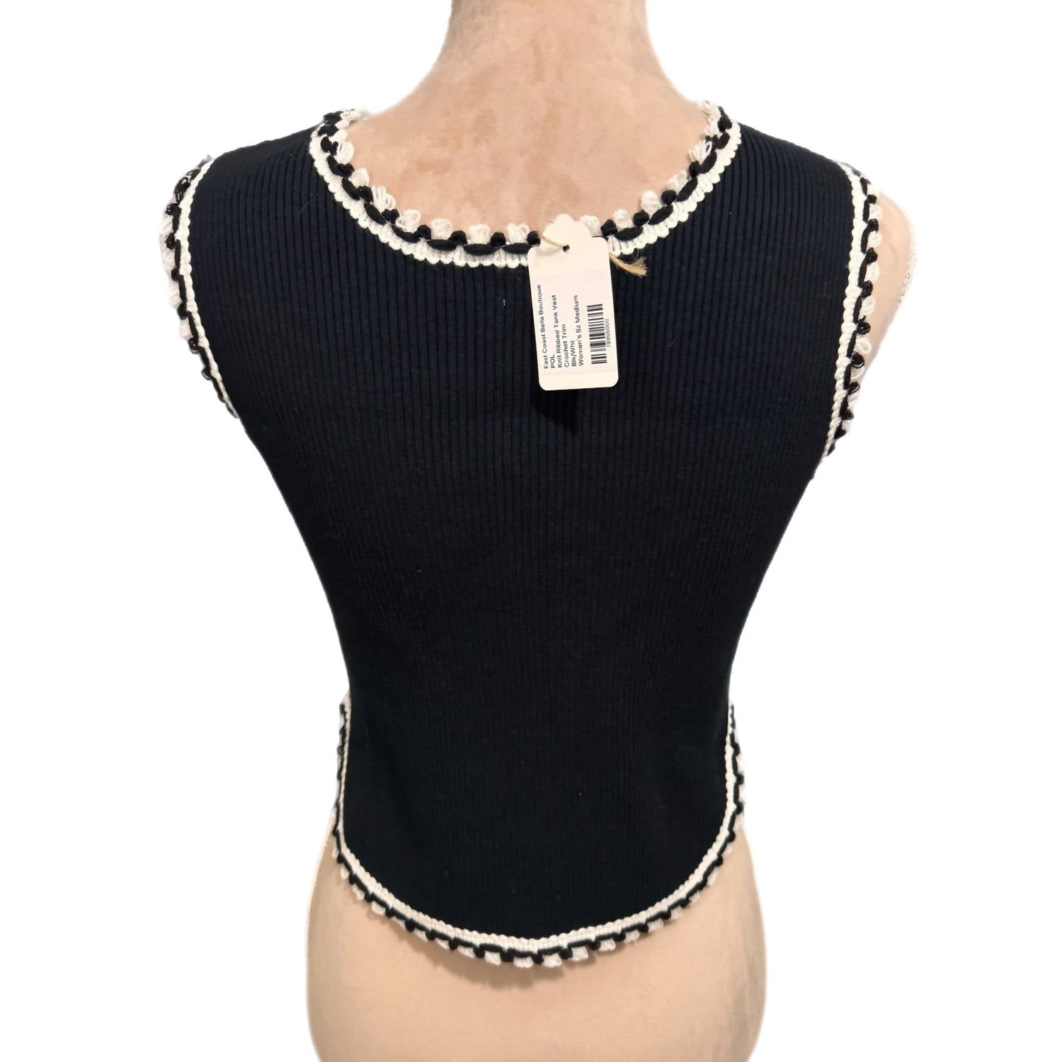 Pol - Bella Ribbed Knit Tank Vest