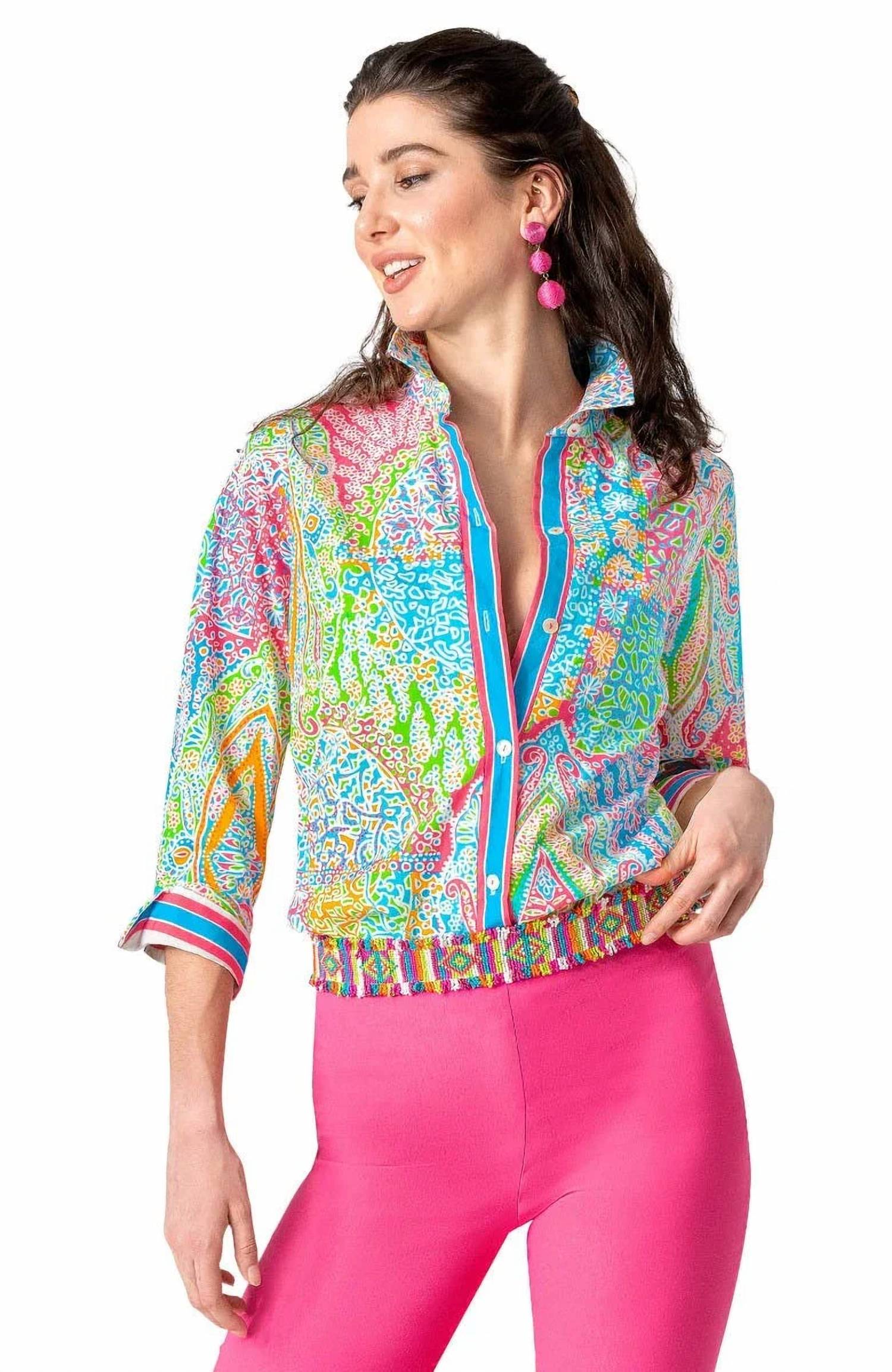 Gretchen Scott - Grand Bazaar Boyfriend Shirt