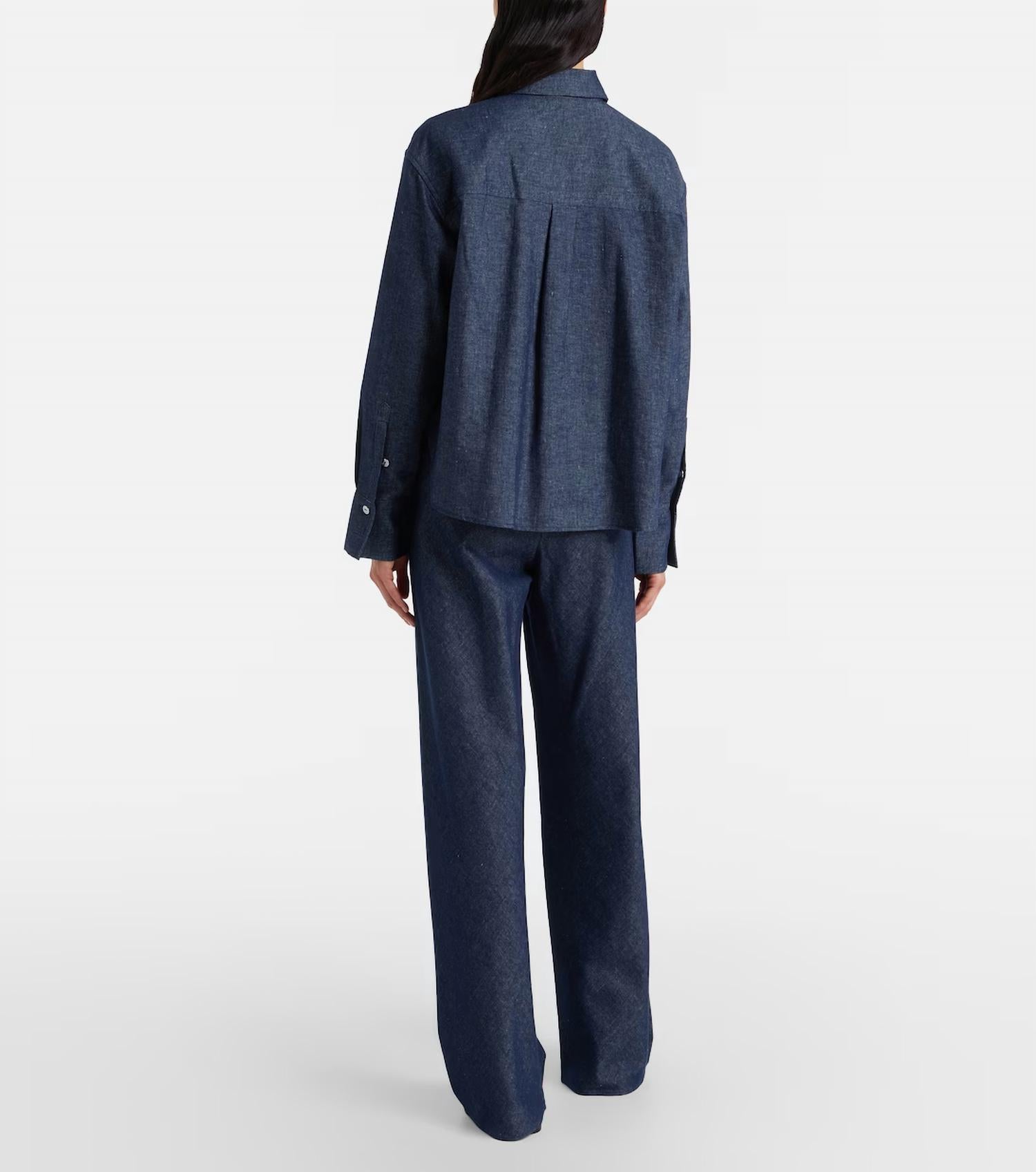 Vince - Colette Chambray Bias Pants