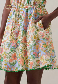 Sugarlips - Zamara Floral Bouse Shift Mini Dress