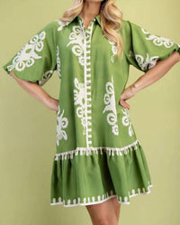 Gigio - Bold Print Mini Dress
