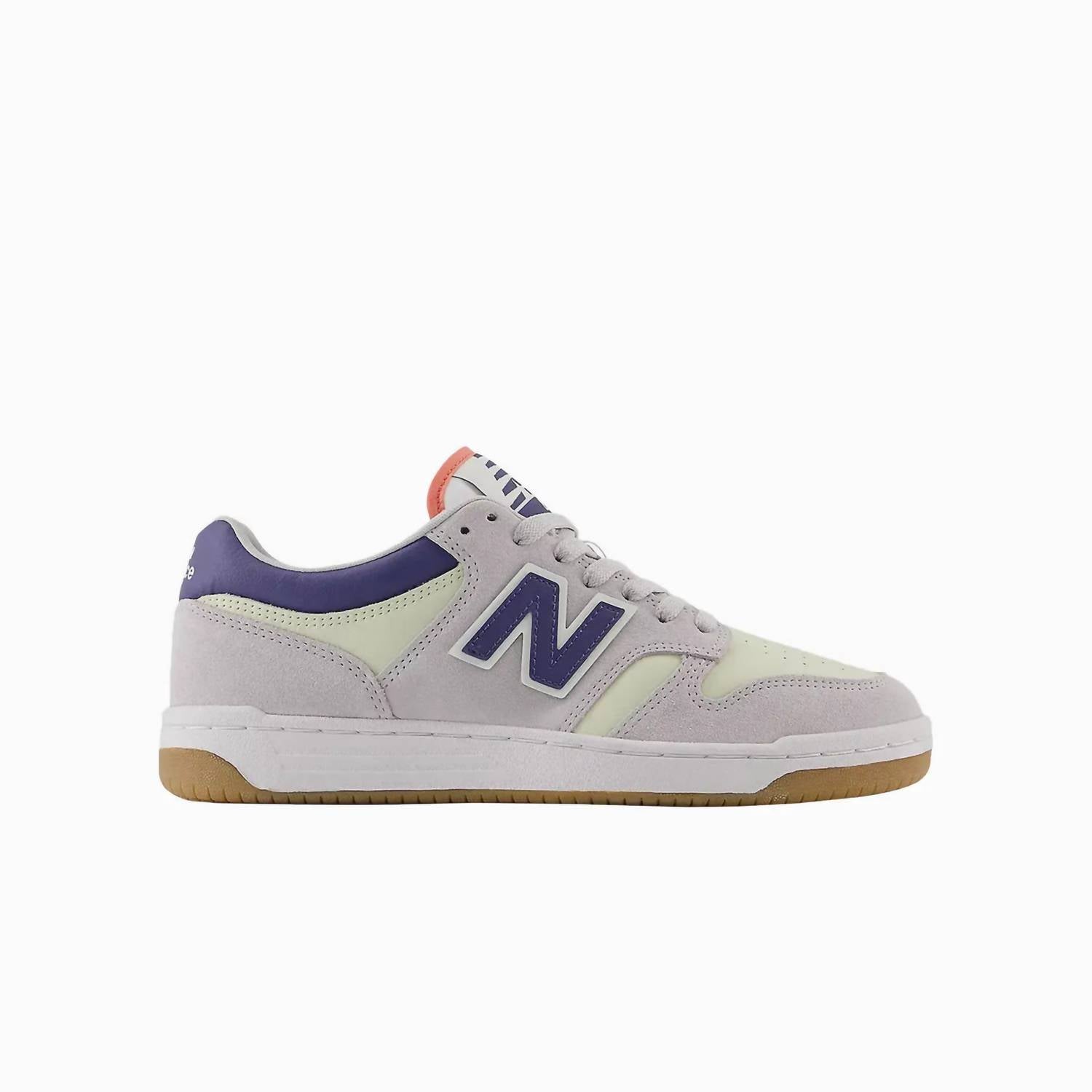 New Balance Women's 480 Sneakers in grey - women's sneaker - detail view