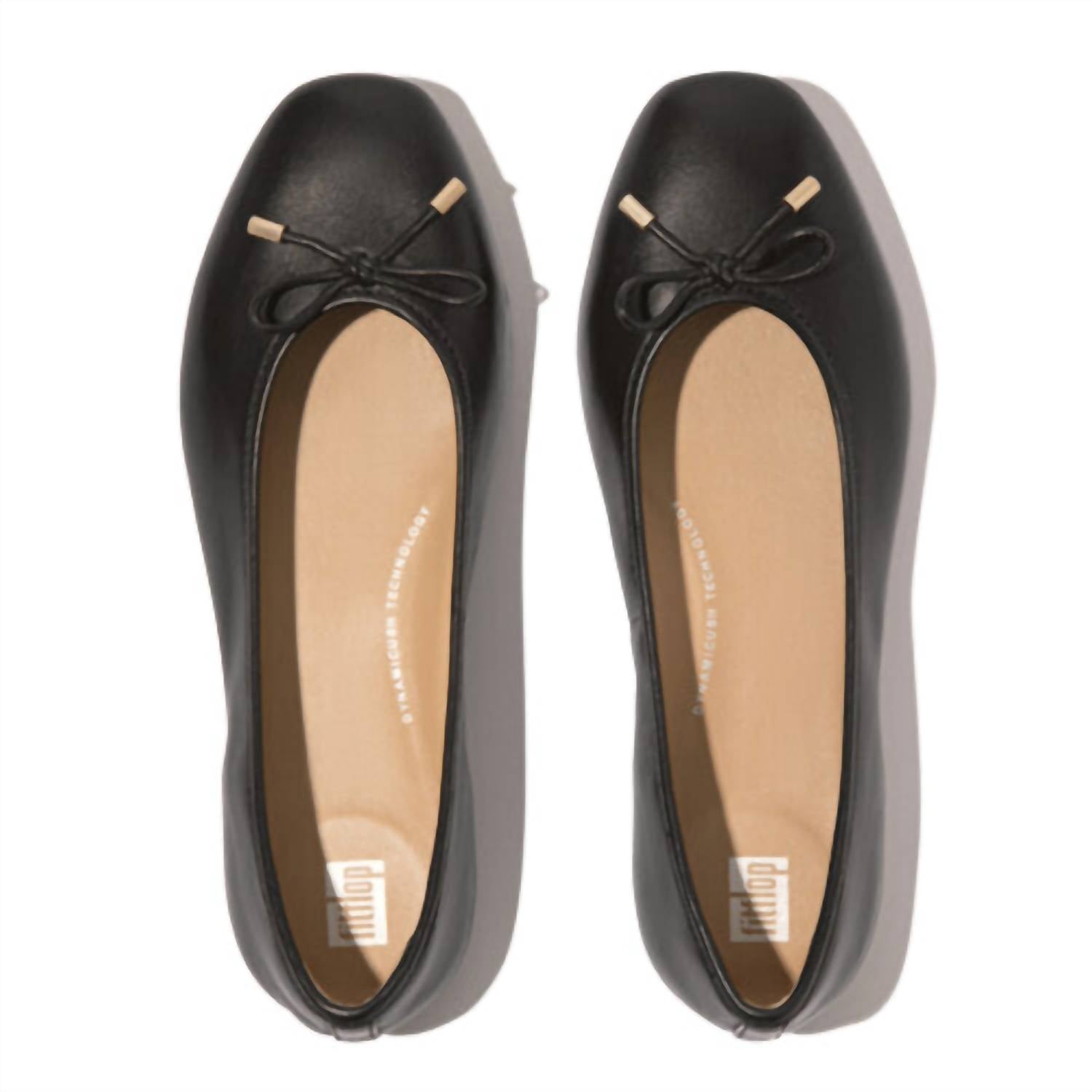Fitflop - Women Delicato Bow Soft Leather Ballet Flat