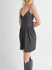 Sage The Label - Lend Love Corset Seam Flare Mini Dress