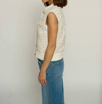 Central Park West - Tweed Bomber Vest