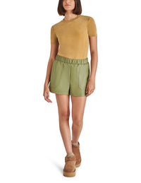 STEVE MADDEN Ambra Bodysuit in light beige - women's shirt