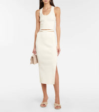 Jonathan Simkhai - Orion Compact Rib Midi Skirt