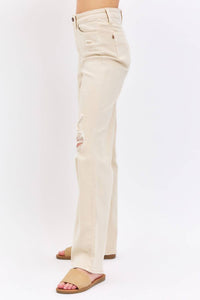 Judy Blue - High Waist Destroyed 90’s Straight Jeans