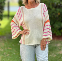 Coco + Carmen - Gretchen Relaxed Quarter Sleeve Sweater