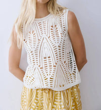 Melissa Nepton - Dali Open-stitch Knit Sweater