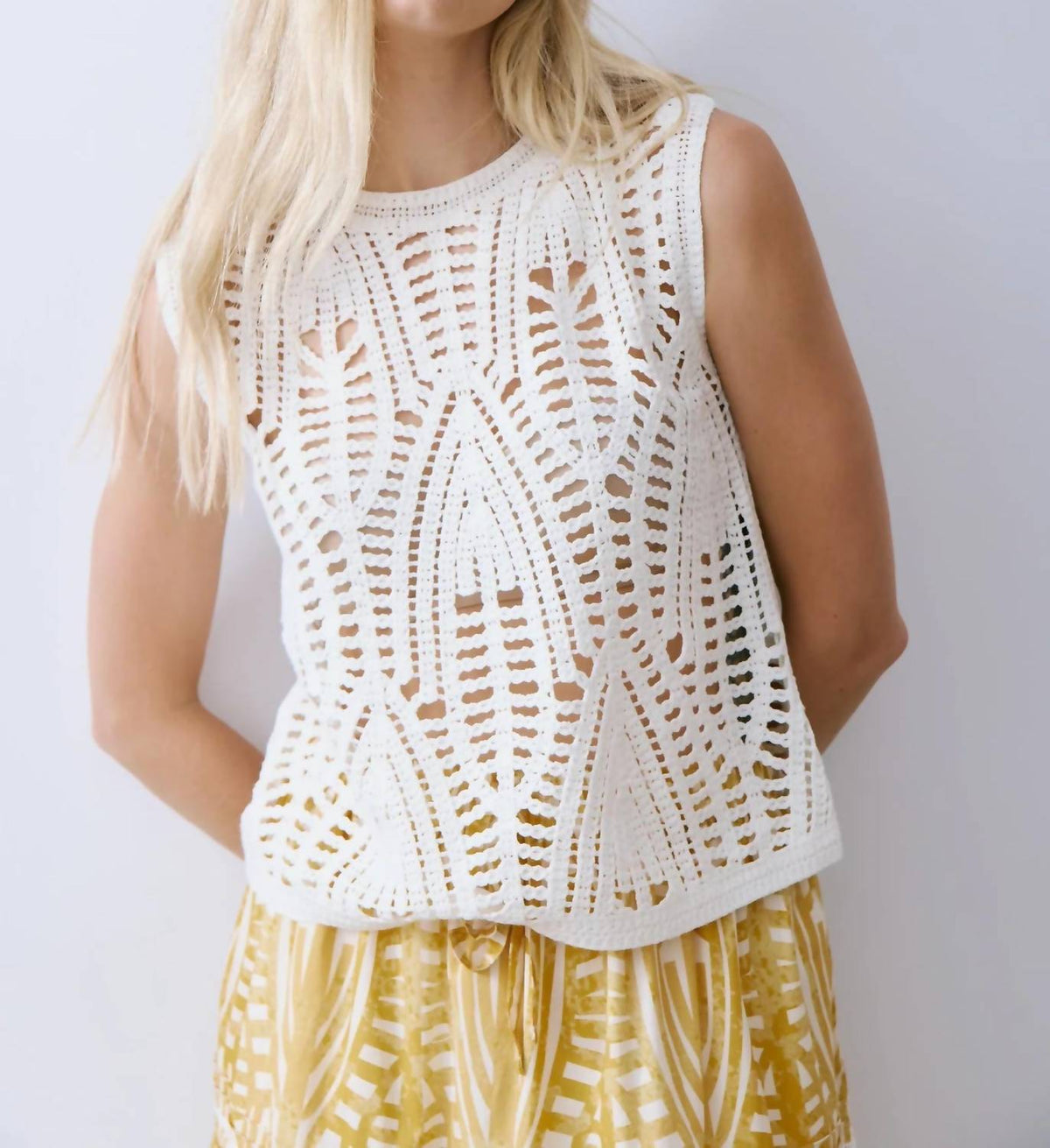 Melissa Nepton - Dali Open-stitch Knit Sweater