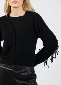 Brodie Cashmere - Ashley Cashmere Fringe Cardigan