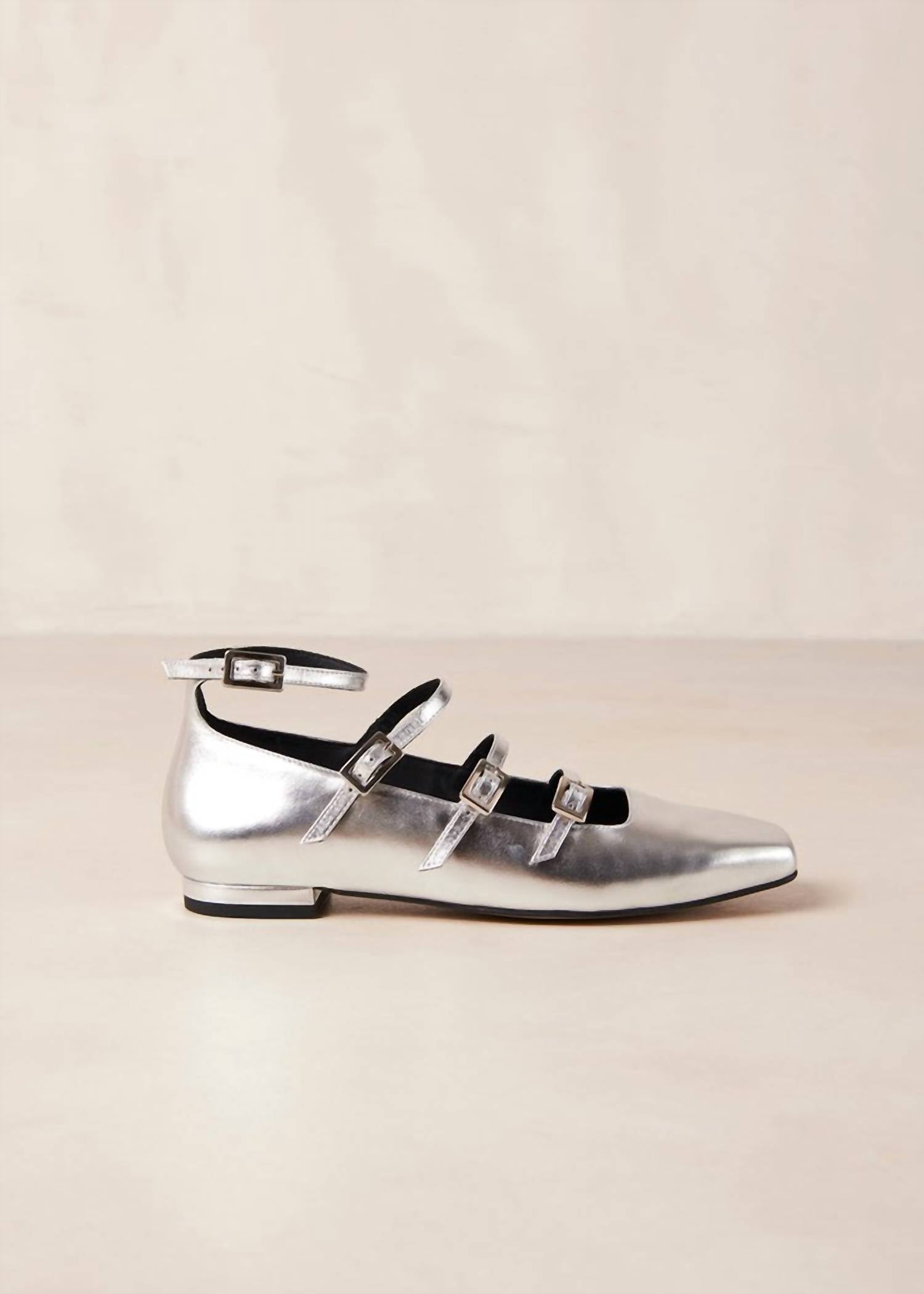 Alohas - Luke Shimmer Leather Ballet Flats