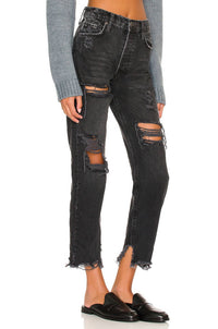 Free People - Tapered Boggy Boyfriend Jeans
