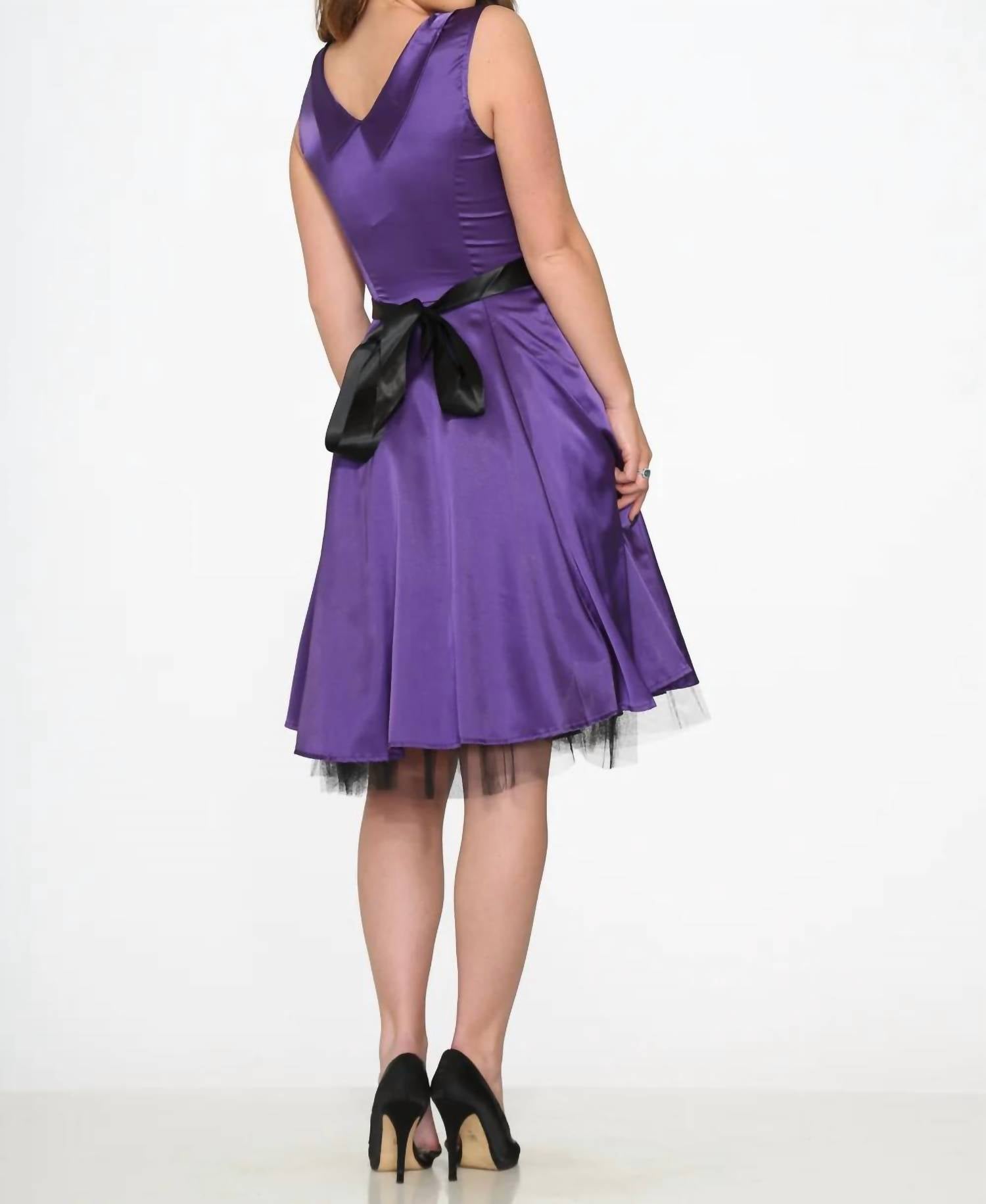 Orchid Bloom - Occasional Swing Dress