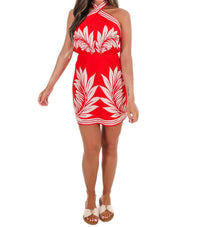Mable - Women's Palm Cove Halter Mini Dress