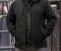 DRI DUCK Men’s Storm Shield Ddx Softshell Hooded Jacket in black - men's jacket