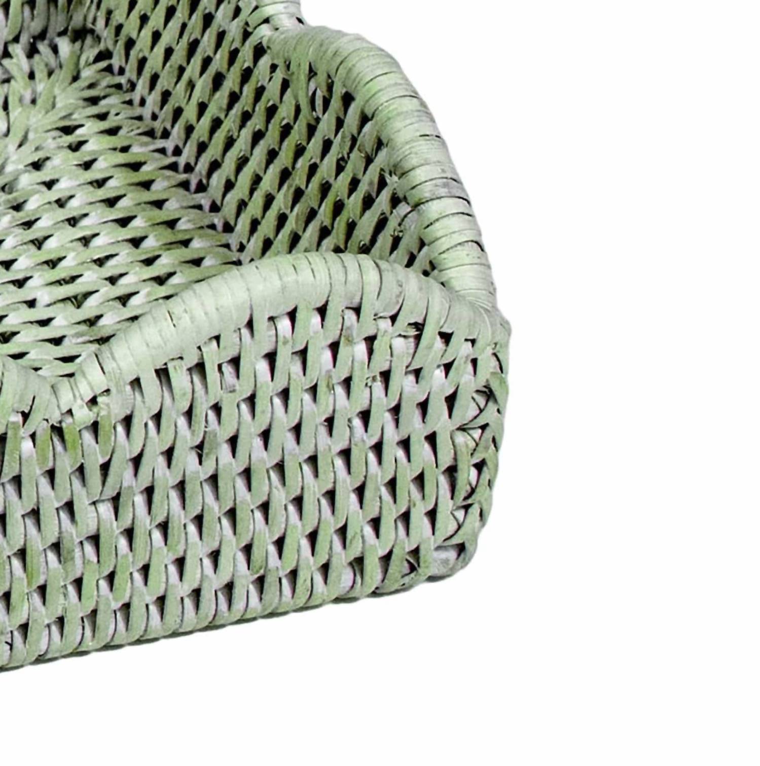 Caspari - Rattan Cocktail Napkin Holder