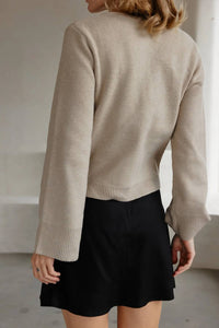 Mod Ref - Flared Sleeve Cardigan