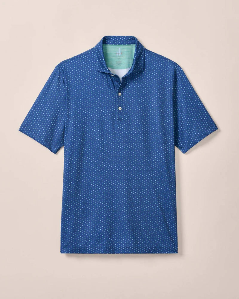 JOHNNIE-O Boy's Featherweight Performance Polo in shamrocks - kids' shirt