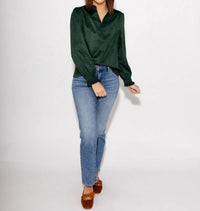 Ivy Jane - Long Sleeve Suede Top